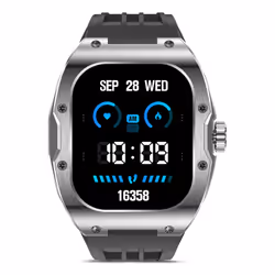Ksix Hero 4,95 cm (1.95") TFT 45 mm Digitale 410 x 502 Pixel Touch screen Metallico - Vista aggiuntiva 4