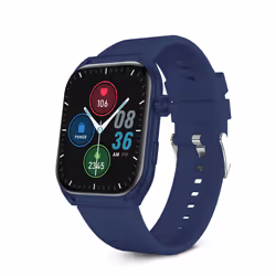 Ksix BXSW28AZ smartwatch e orologio sportivo 5,23 cm (2.06") AMOLED Digitale 401 x 502 Pixel Touch screen Blu - Vista aggiuntiva 2