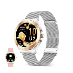 Ksix BXSW29P Smartwatch Argento cinturino Rosa