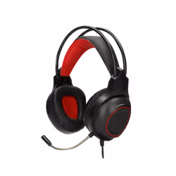 Ksix BXAUGM01 cuffia e auricolare Cablato A Padiglione Musica e Chiamate USB tipo A Nero, Rosso