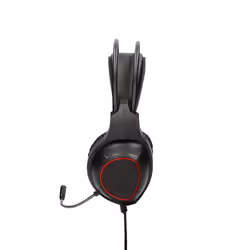 Ksix BXAUGM01 cuffia e auricolare Cablato A Padiglione Musica e Chiamate USB tipo A Nero, Rosso