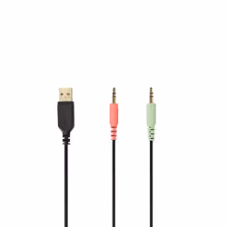 Ksix BXAUGM01 cuffia e auricolare Cablato A Padiglione Musica e Chiamate USB tipo A Nero, Rosso - Vista aggiuntiva 7