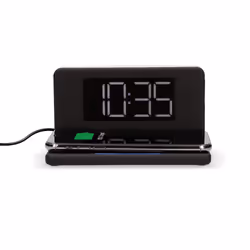 Ksix BXCQI09 Caricabatterie per dispositivi mobili Smartphone Nero USB Carica wireless Ricarica rapida Interno