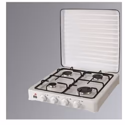 FM Calefacción HG-400, Bianco, Superficie piana, Gas, Smaltato, 4 Fornello(i), 4 Fornello(i)