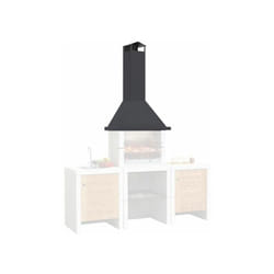 Fm Calefaccion - Cappa autoportante in metallo - Dimensioni: 70 x 50 x 145,5 cm