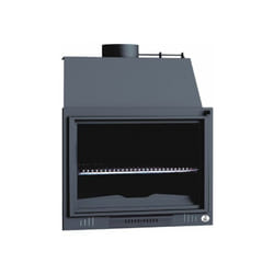 Fm Calefaccion - Barbecue bbq focolare aperto senza porta a legna 80 cm - Portacenere estraibile