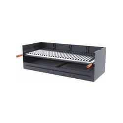 Fm Calefaccion - Barbecue a carbone e legna Griglia in acciaio inox da 60 cm - Libera installazione / Incasso
