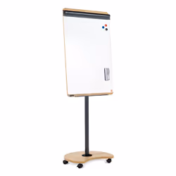 Rocada NAT0616 blocco per lavagne e accessori Libera installazione 690 x 1130 mm Melammina, Acciaio Nero, Bianco, Legno