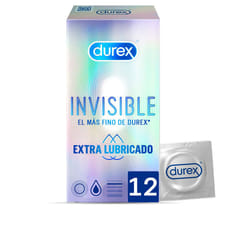 Preservativi extra lubrificati Invisibili 12 u