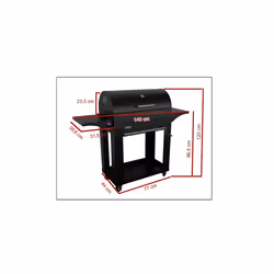 BARBECUE MILANO 140x44x120 cm GMR TRADING - Vista aggiuntiva 2