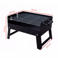 BARBECUE AVENTURE 50,5x34,5x31,5 cm GMR TRADING - Vista aggiuntiva 2