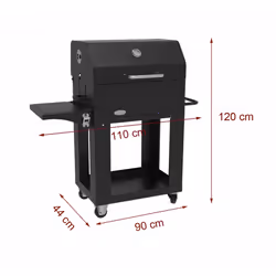 BARBECUE MIRANDA 110x44x120 cm GMR TRADING - Vista aggiuntiva 3