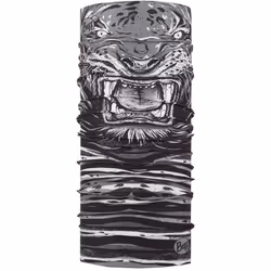 Buff Original EcoStretch Tiger Grey Copricapo multifunzionale, nero-grigio-bianco per uomo