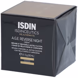 Isdinceutics Age Reverse Night è una crema notte che combina Melatonina e Carnosina per combattere i segni dell'invecchiament ...