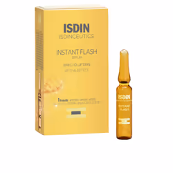 Isdinceutics Instant Flash è un trattamento lifting immediato in fiale. Formula avanzata con Peptide Q10 per una pelle energi ...