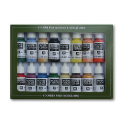 Vallejo 70.140 pittura 17 ml Nero, Blu, Marrone, Carne, Oro, Verde, Arancione, Viola, Rosso, Argento, Bianco, Giallo Bottiglia
