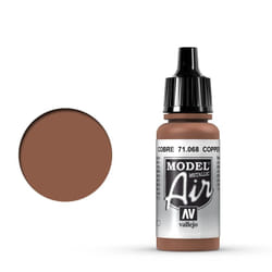 Vallejo Model Air pittura 17 ml Rame Bottiglia