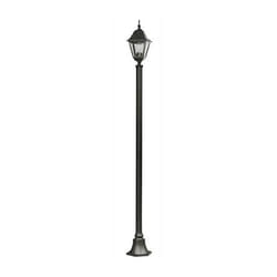 Fraschetti - Lampione Da Giardino Mod. Vienna Nero 1 Luce Su Palo Altezza 180 Cm.