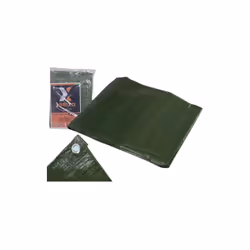 Teloni PE Brixo occhiellati leggeri In polietilene occhiellati, antistrappo di colore verde ambo i lati 6x8 mt.