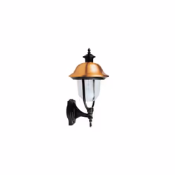 LANTERNE VERONA APOLLO A MURO LANTERNE ILLUMINAZIONE GIARDINO CM.Ã 25xP29xH49 In alluminio pressofuso, copertura in rame anti ...