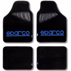 Questi tappetini per auto in tessuto sono del marchio di qualità Sparco. Il set di tappetini universali per auto è composto d ...