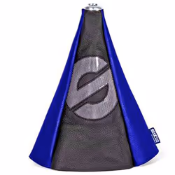 SPARCO Cuffia per leva del cambio auto universale in poliuretano blu