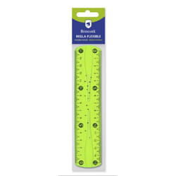 Bismark 324737 righello Righello da scrivania 150 mm Cloruro di polivinile (PVC) Verde 1 pz