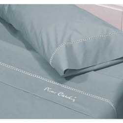 Pierre Cardin - Set di lenzuola Arcadia, 100% Cotone, Blu, Letto 150 cm