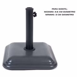 Base per ombrellone 12kg Base per ombrellone 12kg grigio Dimensione 35x35x36 Colore grigio