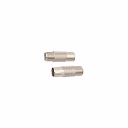 Adattatore F femmina a TV maschio. DIN 45.325. Caratteristiche comuni DIN 45325 Connettore tipo 1 F femmina Connettore tipo 2 ...