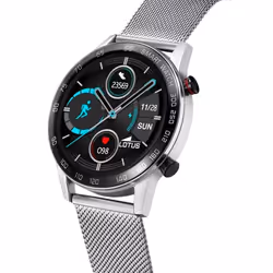 Lotus Smartime 45 mm Digitale Touch screen Grigio, Argento - Vista aggiuntiva 2