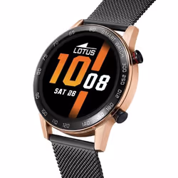 Lotus Smartime 45 mm Digitale Touch screen Nero, Oro rosa - Vista aggiuntiva 2