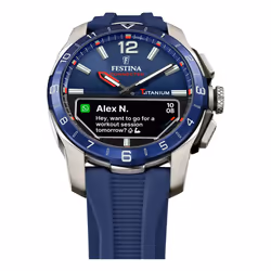 Festina Connected D Orologio da polso Maschio Blu, Argento Argento - Vista aggiuntiva 5