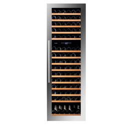 Pando PVMAV 178-114XL cantina vino Cantinetta vino con compressore Da incasso Acciaio inox 114 bottiglia/bottiglie