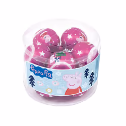 Arditex PP14019, Ornamento per palline di Natale, Polietilene, Multicolore, Rosa, 10 pz, Scatola, Cina
