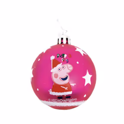 Arditex PP14019 decorazione natalizia Ornamento per palline di Natale Polietilene Multicolore, Rosa 10 pz