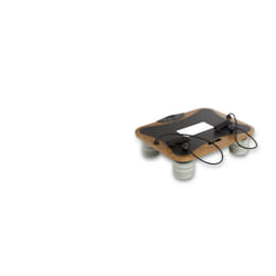 Tecnovita VIBRO QUICK PRO YV14M massaggiatore Piedi Nero, Legno