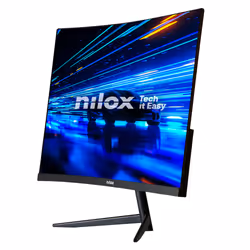 Nilox MONITOR 23 8 CURVO 200HZ HDMI DP Monitor PC 60,5 cm (23.8") 1920 x 1080 Pixel Full HD LCD Nero - Vista aggiuntiva 3