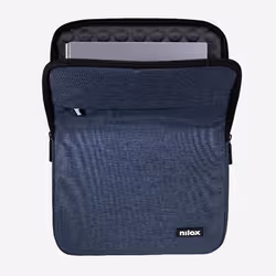 Nilox NXSL14BL borsa per laptop 35,8 cm (14.1") Custodia a tasca Blu - Vista aggiuntiva 4