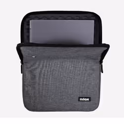 Nilox SLEEVE 17.3 GRIS 43,9 cm (17.3") Custodia a tasca Grigio - Vista aggiuntiva 3