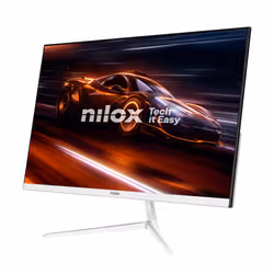 Nilox MONITOR 24 IPS 200HZ 1MS HDMI Y DP Monitor PC 60,5 cm (23.8") 1920 x 1080 Pixel Full HD LCD Bianco - Vista aggiuntiva 2