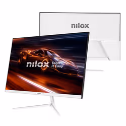 Nilox MONITOR 24 IPS 200HZ 1MS HDMI Y DP Monitor PC 60,5 cm (23.8") 1920 x 1080 Pixel Full HD LCD Bianco - Vista aggiuntiva 3