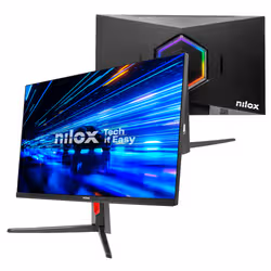 Nilox MONITOR 27 CURVO 200HZ 2K HDMI DP Monitor PC 68,6 cm (27") 2560 x 1440 Pixel LCD Nero - Vista aggiuntiva 3