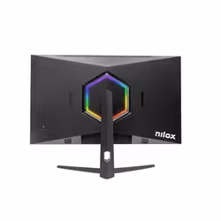 Nilox MONITOR 27 CURVO 200HZ 2K HDMI DP Monitor PC 68,6 cm (27") 2560 x 1440 Pixel LCD Nero - Vista aggiuntiva 4