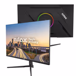 Nilox MONITOR 32 IPS 100 HZ HDMI Y DP Monitor PC 81,3 cm (32") 2560 x 1440 Pixel Quad HD LCD Nero - Vista aggiuntiva 4