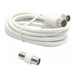 Fraschetti - prolunga tv 1,5MT m/f 9,522MM con adattatore bianco