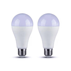 2 pz Lampada a Led, Lampadina E27 A65 18W 2000LM Bianco Caldo 3000K