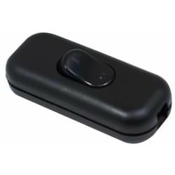 Interruttore Lampada on off Nero Due Vie 250V 2A T55 Interruttore Linea S05B