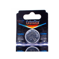 Pila Batteria a Bottone Extrastar CR2450 3V Confezione Da 5 Pile