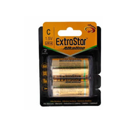 Extrastar - Pila Batteria LR14 Torcia c MN1400 1,5V 8000mAh Alcalina Confezione da 2 Pezzi